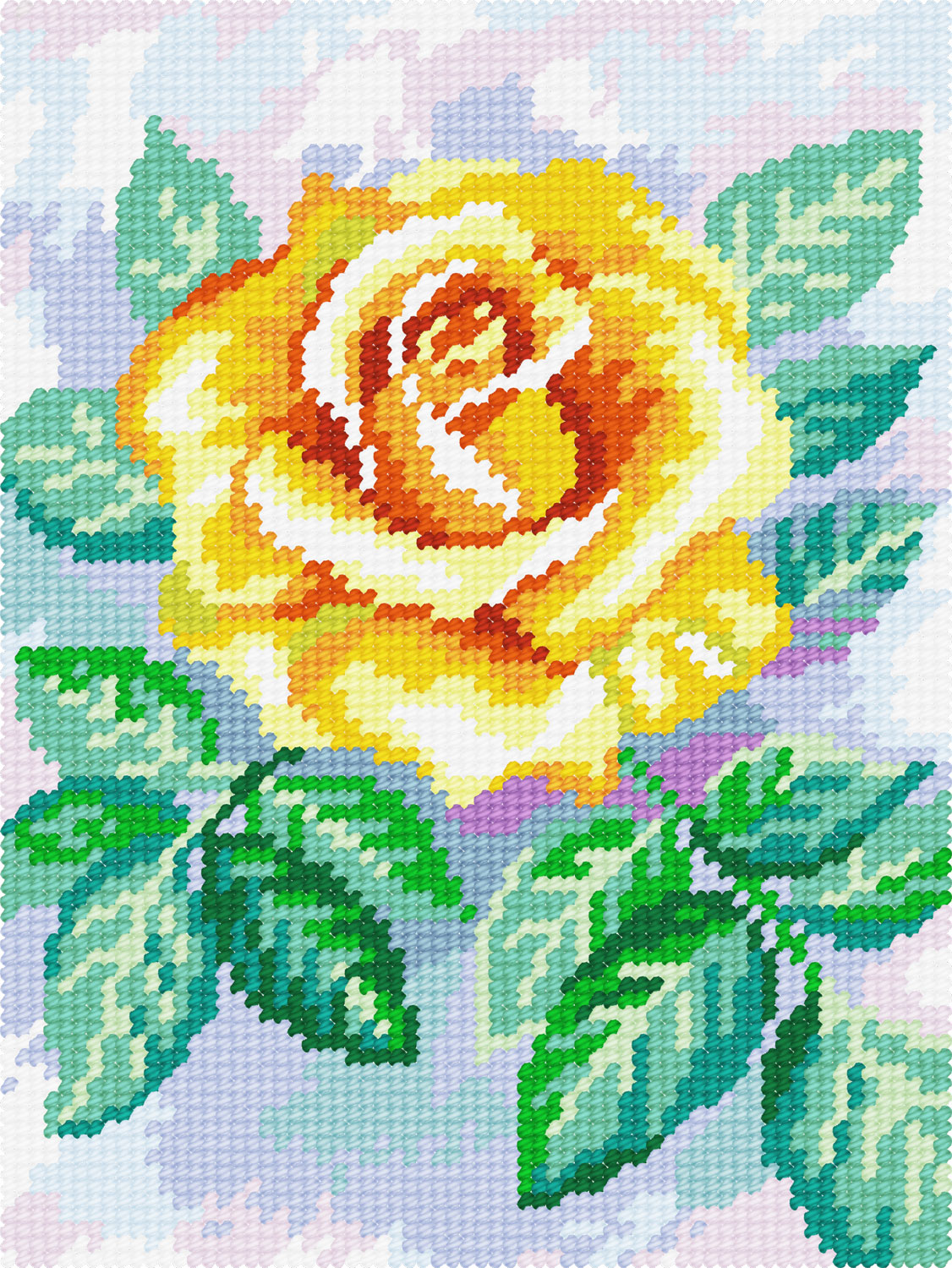 D25 — Жовта троянда