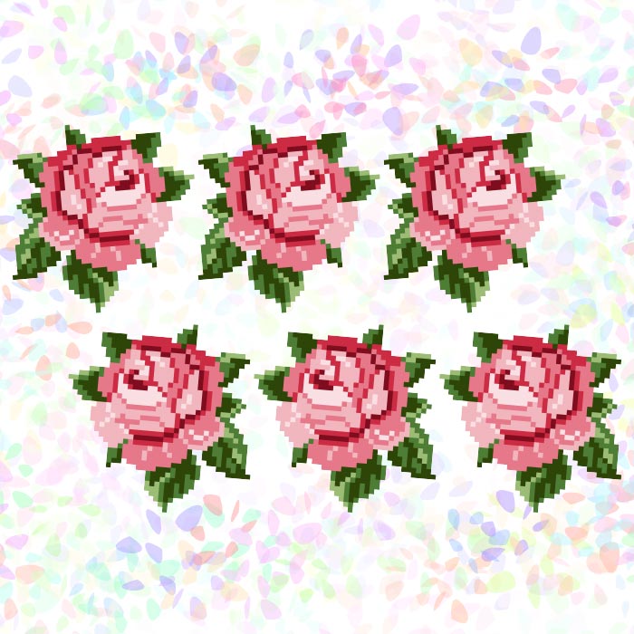 K336 — Троянди (6 фраґментів)