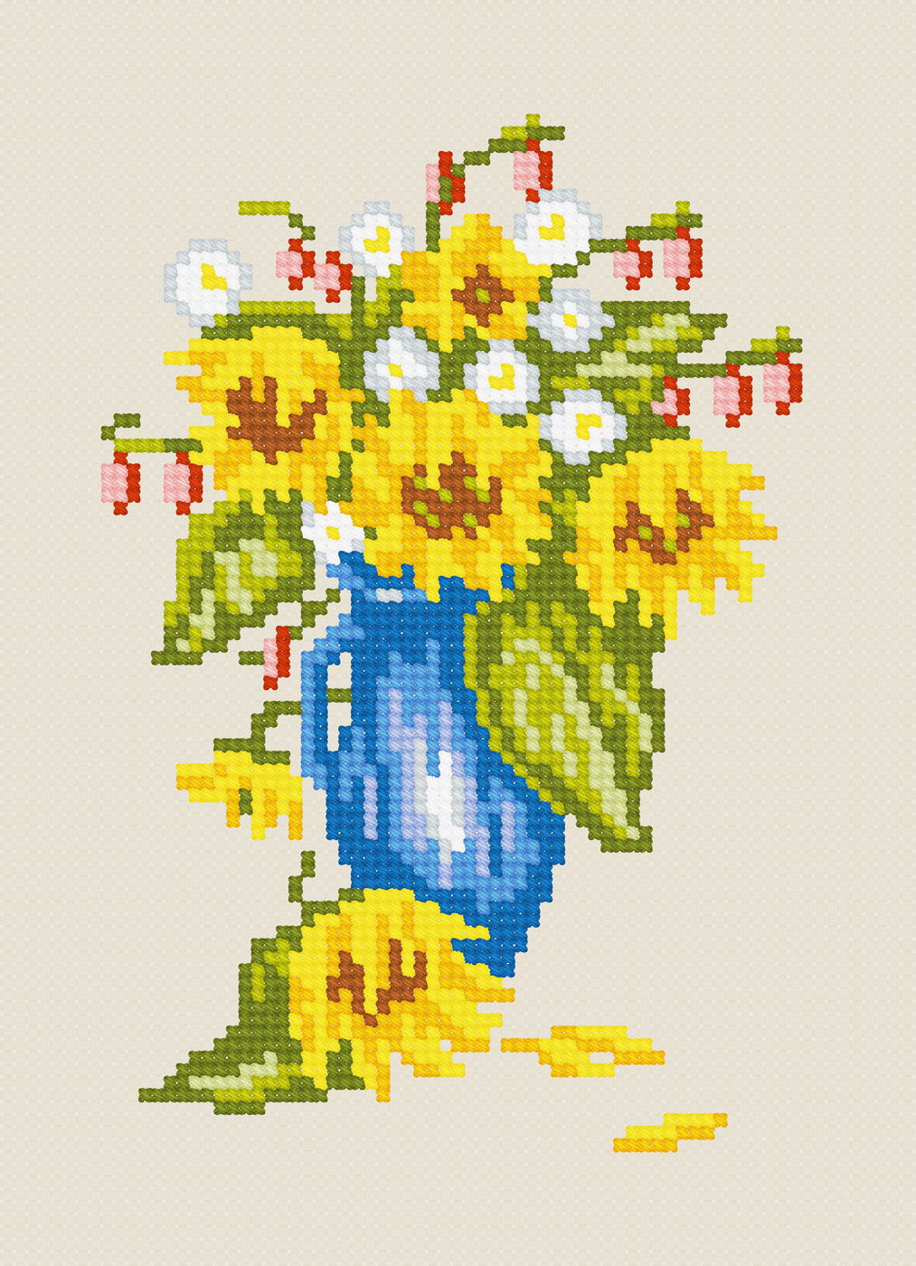N1305 — Соняшники і польові квіти