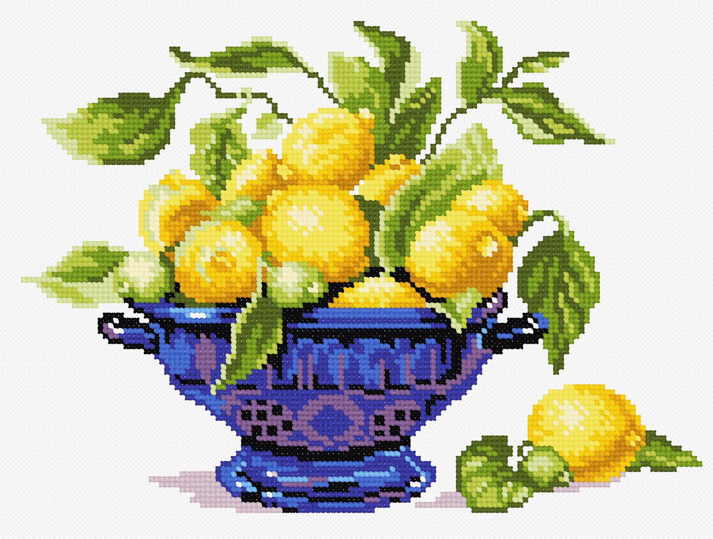 N3016 — Ваза з лимонами