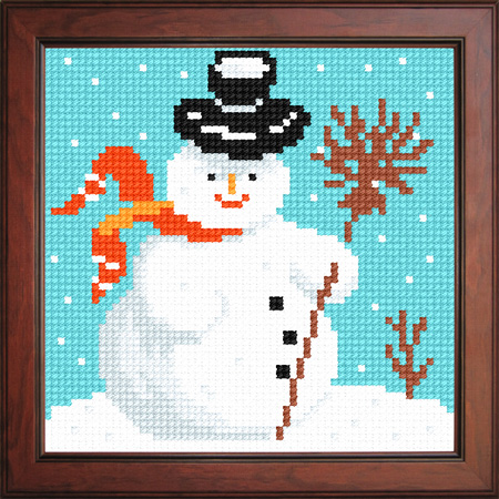 O1123 — Сніговик в капелюсі