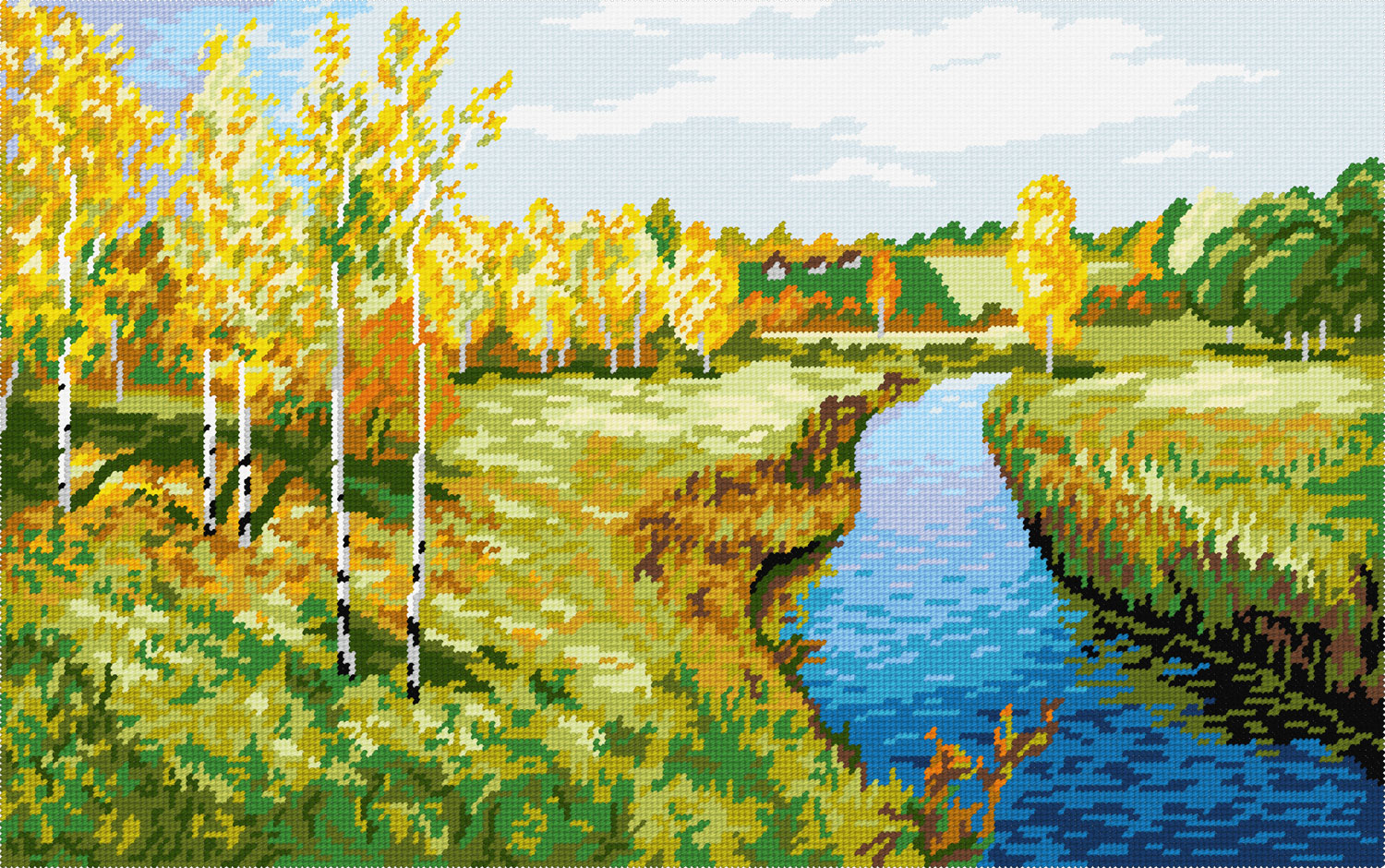 TS39 — Пейзаж «Золота осінь», І. Лєвітан